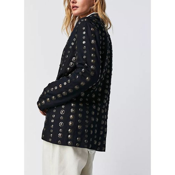 Free People Corrie Coin Blazer - Picture 10 of 14